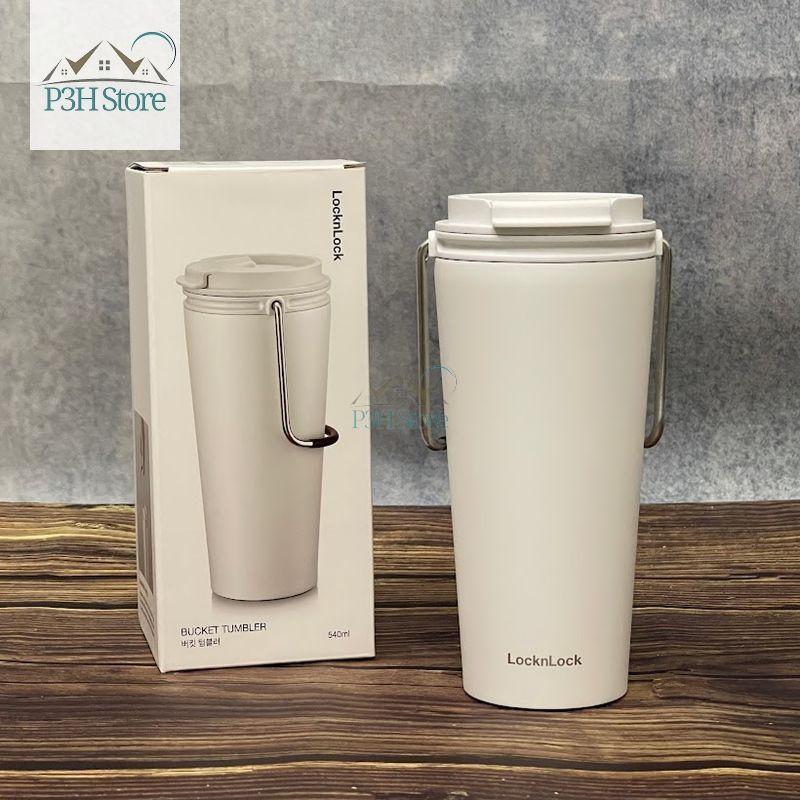Ly giữ nhiệt Lock&Lock Bucket Tumbler có ống hút hoặc nắp bật , dung tích 540ml LHC4268 LHC4269