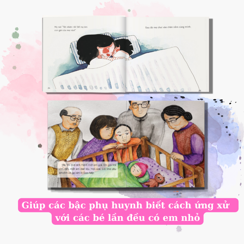 Ehon cho các bé lần đầu có em