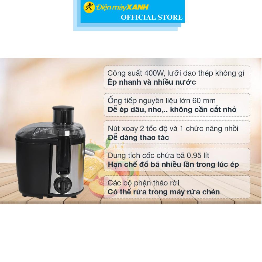 Máy ép trái cây Tefal ZE420D38 - Hàng Chính Hãng
