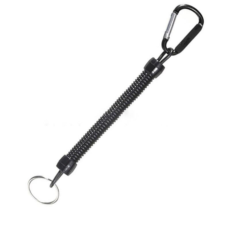 Fishing Lanyards Boating Ropes Retention String Fishing Rope With Camping Carabiner Secure Lock Fishing Tools Accessories