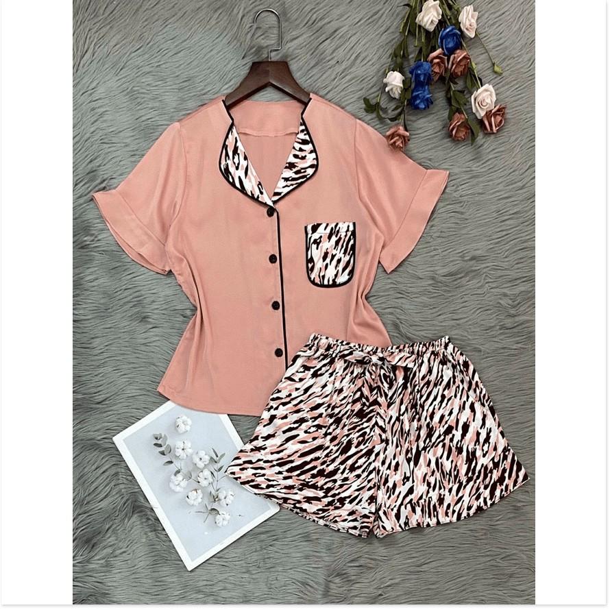 SET BỘ ĐỒ NGỦ NỮ SIÊU XINH , CỰC ĐẸP , MÁT MẺ , CHẤT LIỆU CAO / HÈ 2021 THỜI TRANG KING FASHION