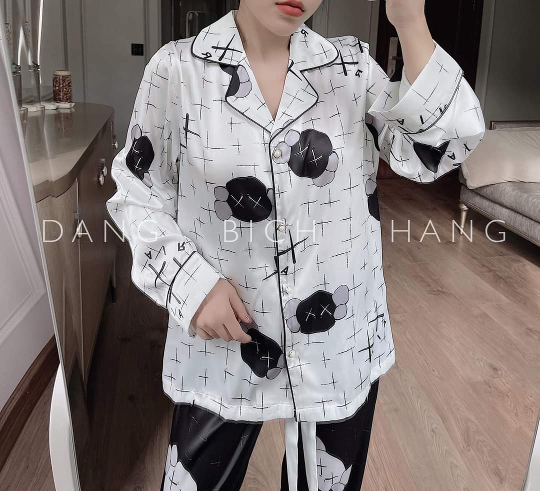 Bộ Pijama Hàng Thiết Kế Lụa Cao Cấp Loại 1