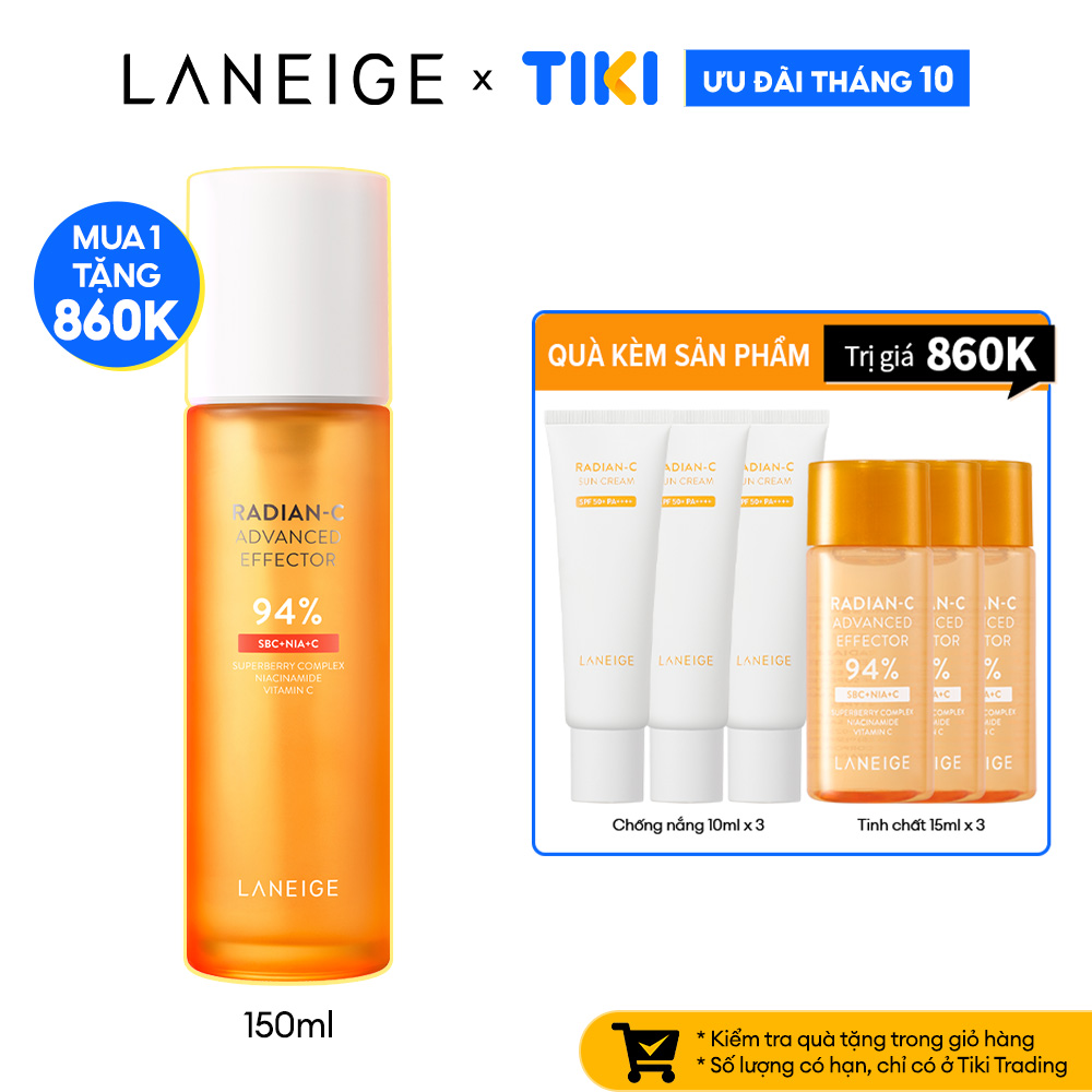 Tinh Chất Dưỡng Sáng Da Laneige Radian-C Advanced Effector 150ml