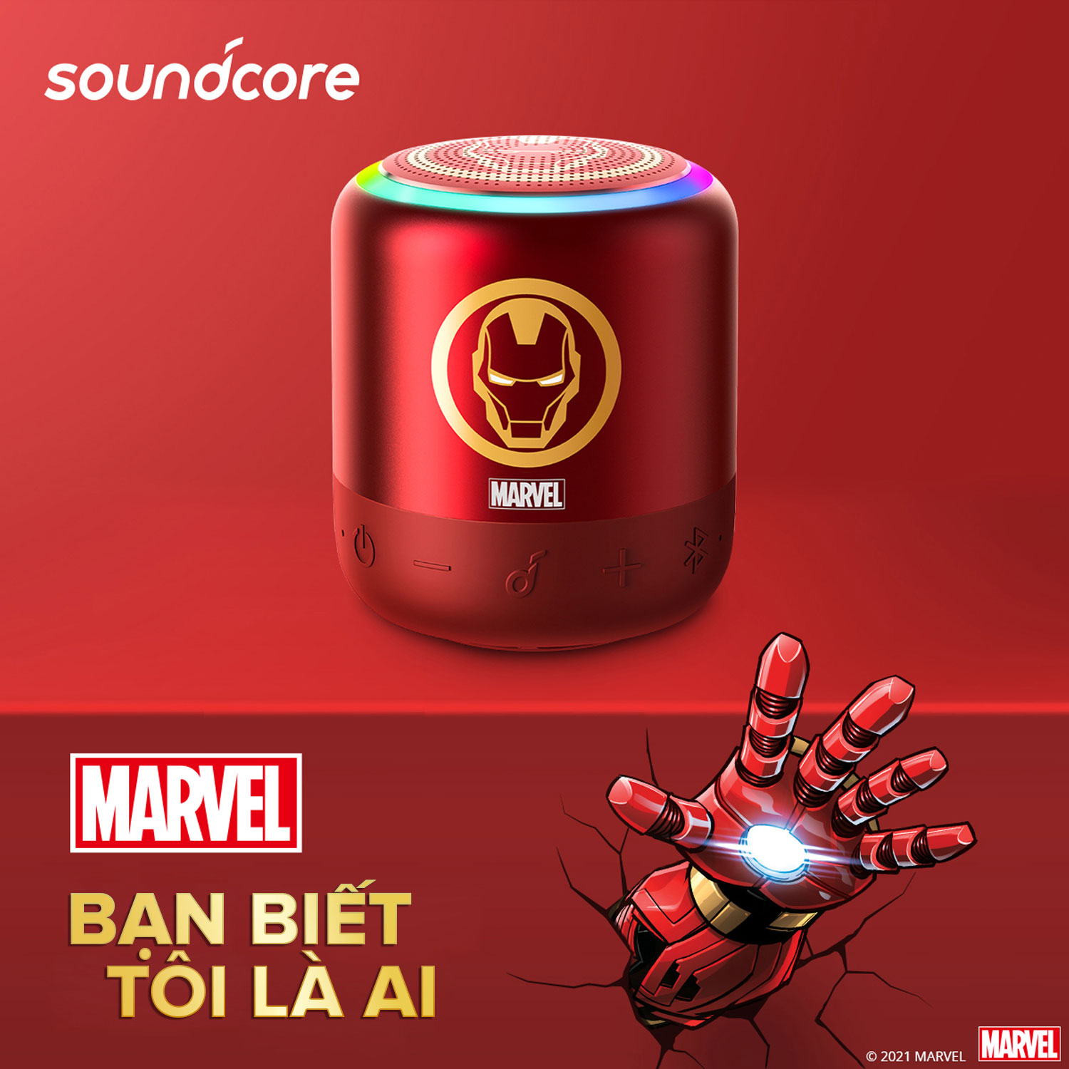Loa bluetooth SOUNDCORE Mini 3 Pro - Phiên bản Marvel - A3127S