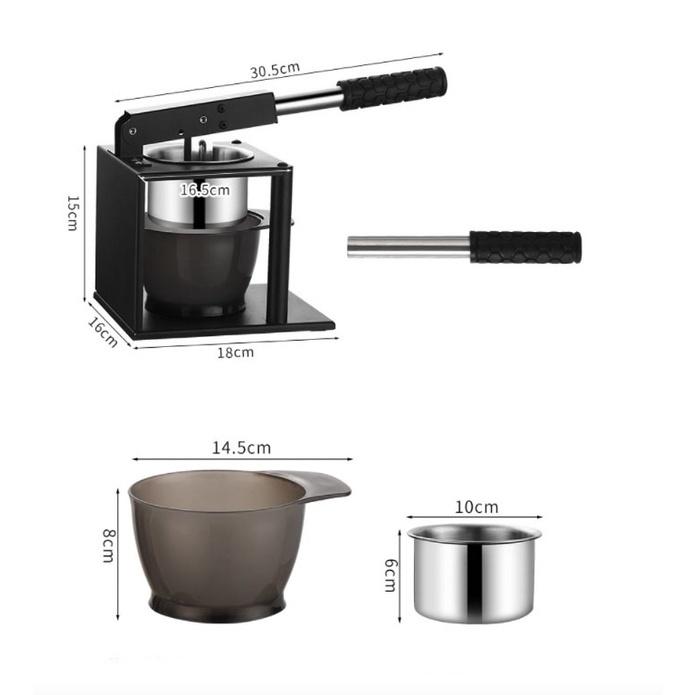 Dụng cụ ép trái cây, máy ép sinh tố bằng tay Germany Juicer Black.