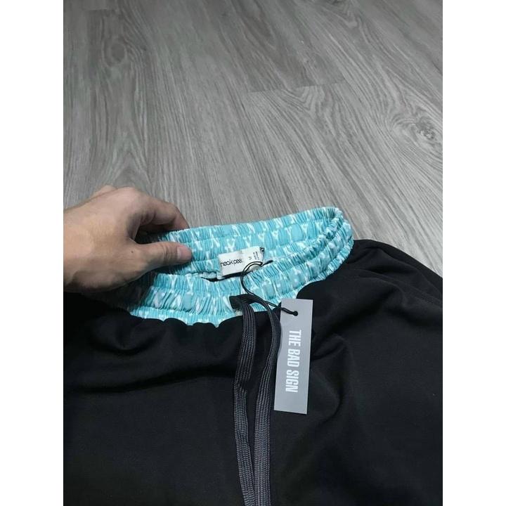 Sét bộ đồ quần đùi NAM nữ UNISEX in chữ, đồ mặc nhà, đồ nữ, đồ ngủ