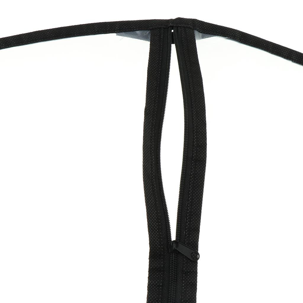 Clothing Dust Cover Transparent Waterproof Coat Storage  60x80cm