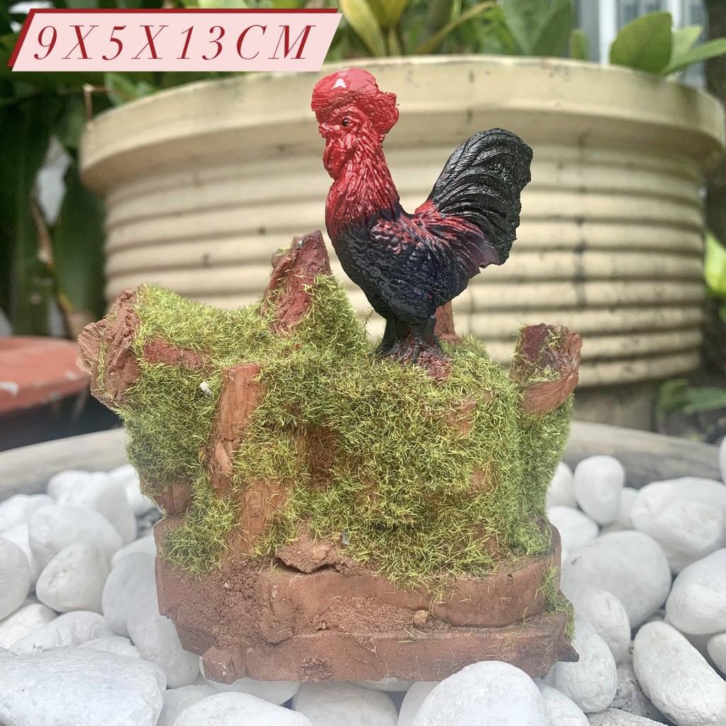 Con Gà Tre Trang Trí Hồ Cá, Sân Vườn...