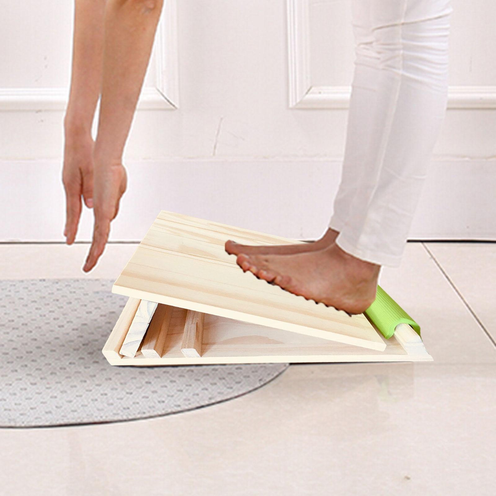Wooden Slant Board Fitness Pedal Foot Incline Board for Ankle Exercise Training Equipment