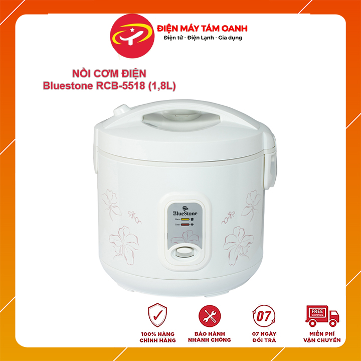 Nồi Cơm Điện Bluestone RCB-5518 (1,8L - 900W) - Hàng chính hãng