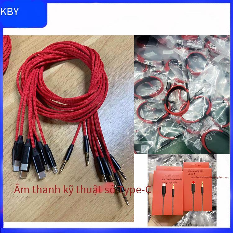 Cáp chuyển âm thanh kỹ thuật số xe hơi type-c giá thấp nhất 3.5 cáp chuyển đầu ra âm thanh typec sang cáp âm thanh aux