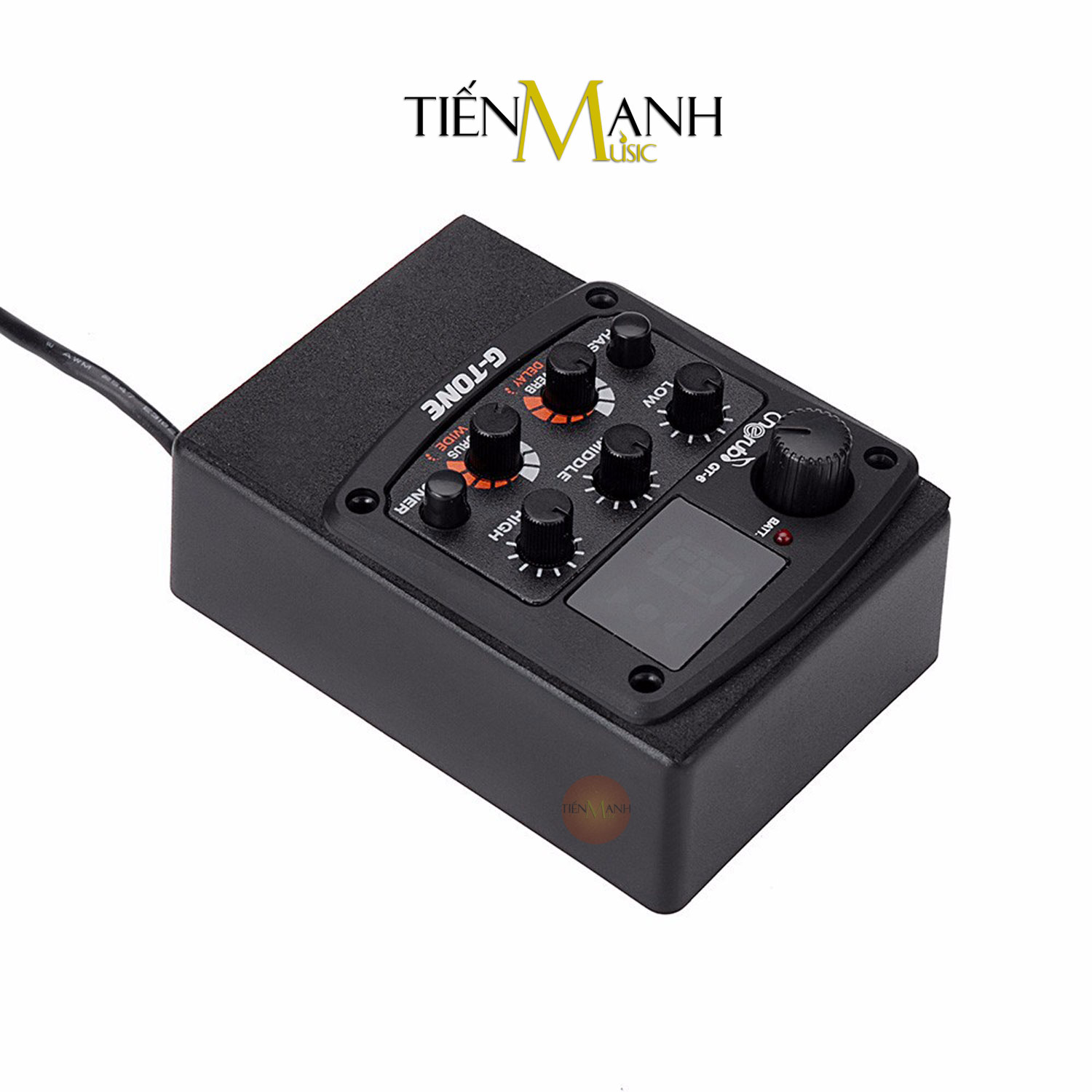 [Mẫu Mới] EQ Cherub GT6 Cho Đàn Guitar Acoustic Preamp Pickup Thiết Bị Thu Chỉnh Âm G-Tone GT-6 Hàng Chính Hãng - Kèm Móng Gẩy DreamMaker