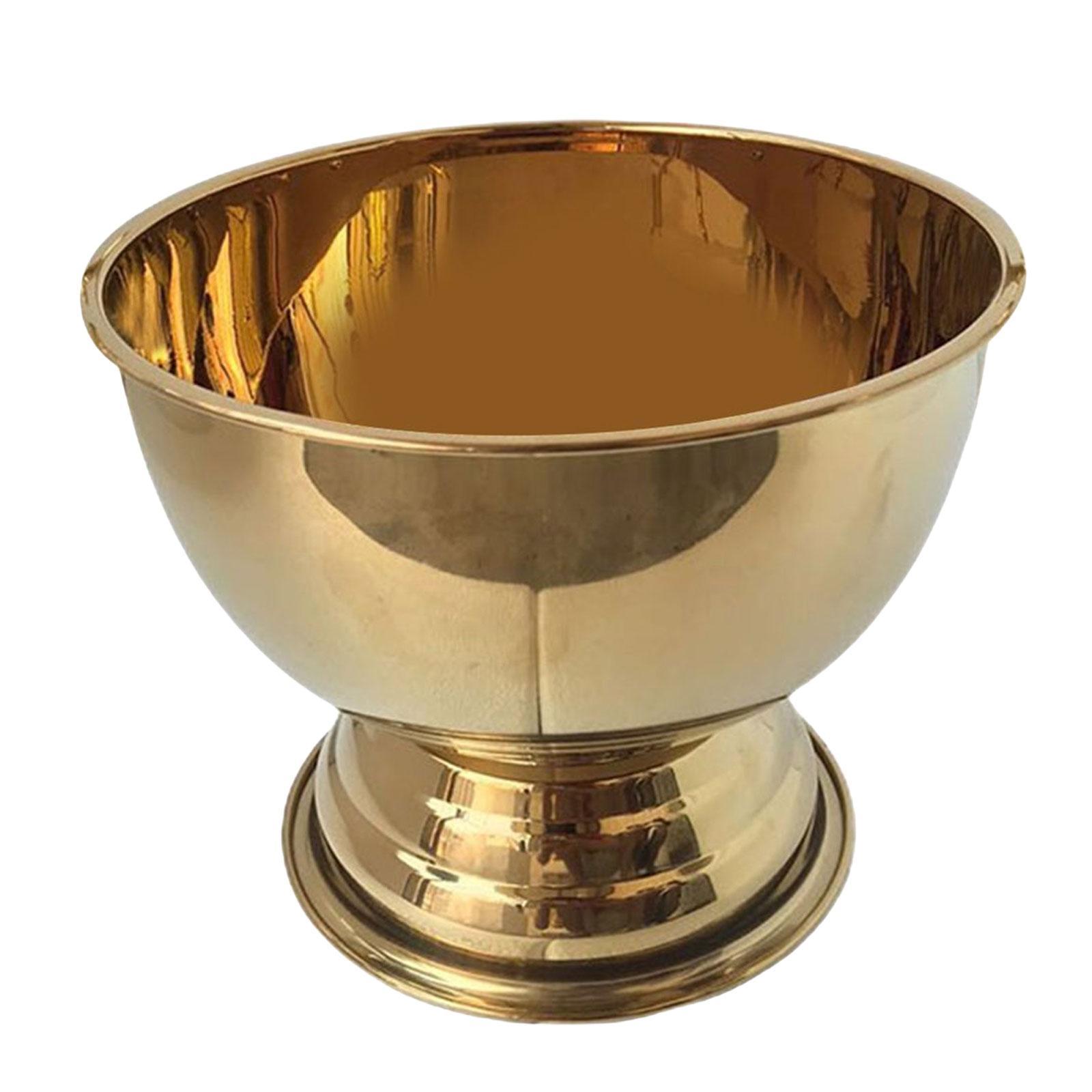 Stainless Steel Wine Beer Cool Ice Bucket Punch Bowls Champagne Cooler for Weddings Outdoor Activities