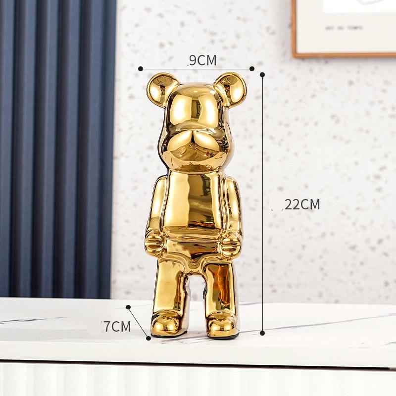 Tượng Gấu – Bearbrick12, tượng trang trí, trang trí bàn, quà tặng decor