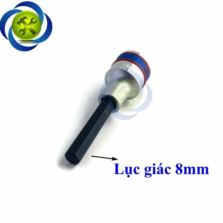 Tuýp lục giác 8mm Kingtony 403508 loại 1/2 dài 80mm