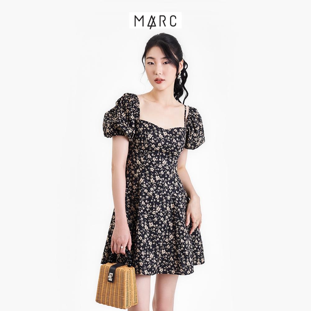 Đầm trễ vai nữ MARC FASHION mini 2 dây form A FAVH100622