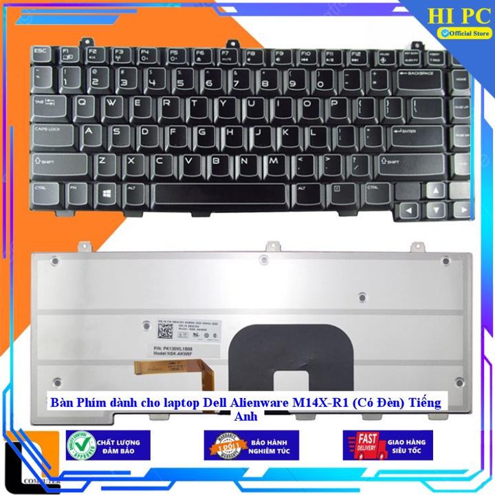 Bàn Phím dành cho laptop Dell Alienware M14X-R1 Tiếng Anh - Hàng Nhập Khẩu
