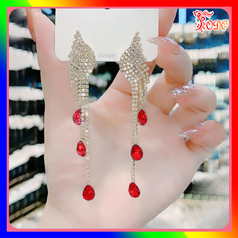 Bông tai kiểu đi làm đính đá đi dạo cá tính đi đám cưới đi chơi JE429 sang trọng xu hướng mới - [Thời Trang ToDo