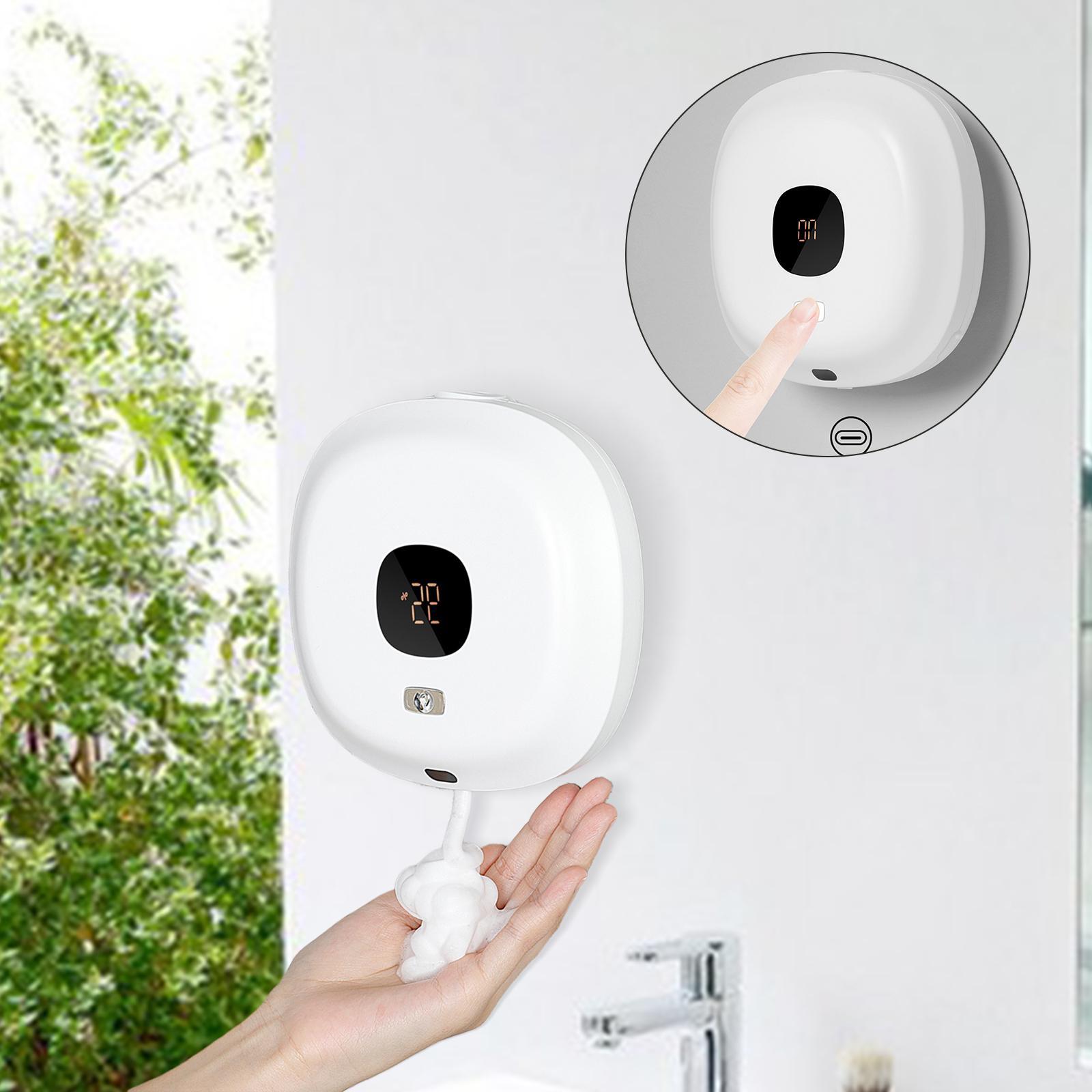 Wall Mount Automatic Soap Dispenser USB Charging Hand Free for