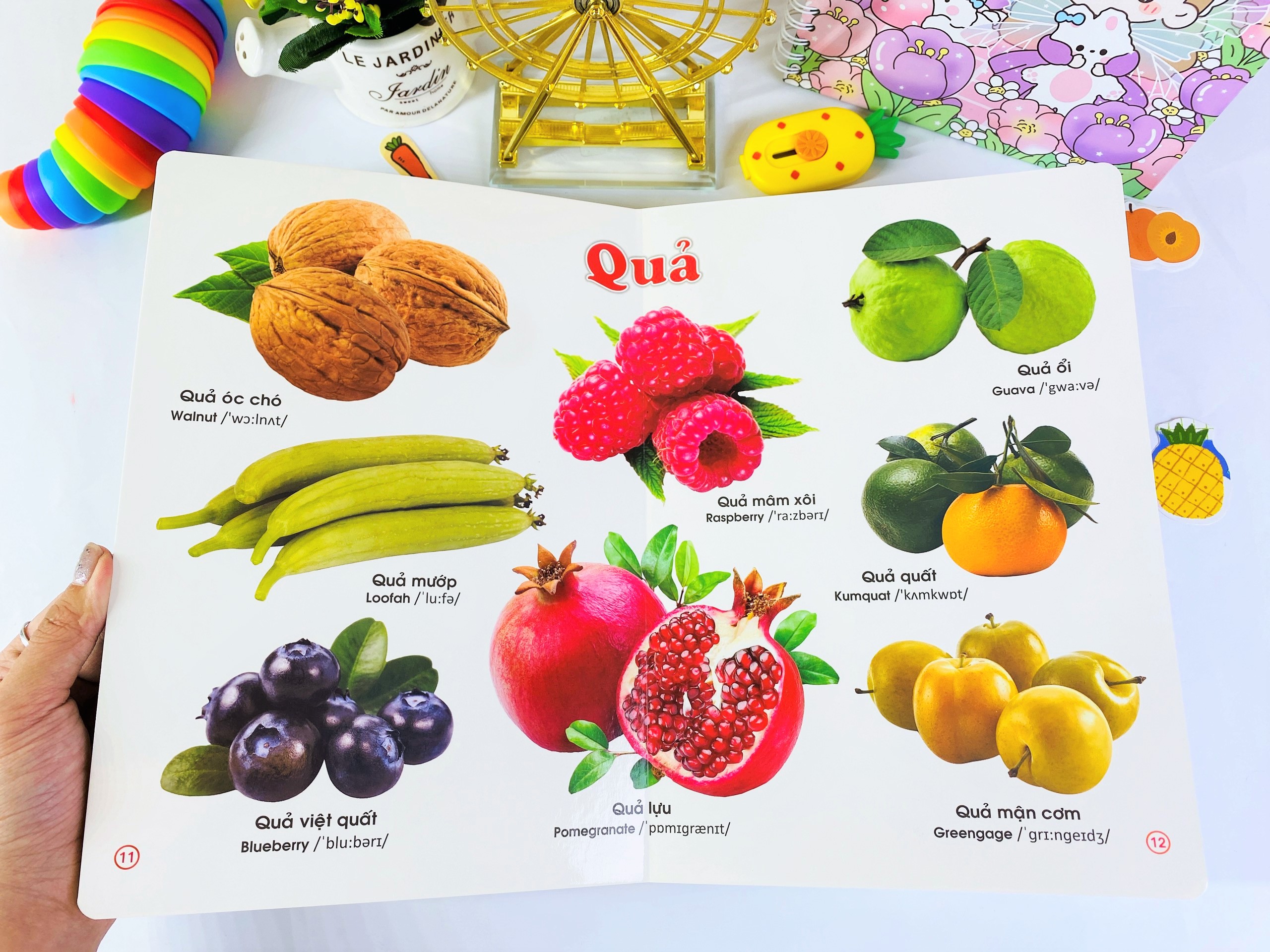 Sách - Từ điển bằng tranh Rau Củ Quả - ndbooks