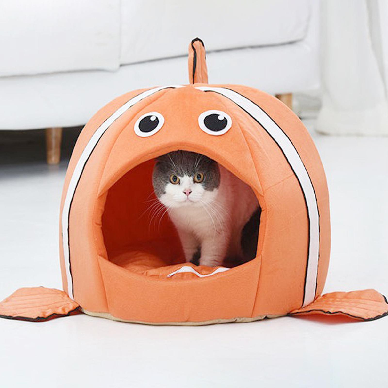 House Pet Sleeping Bed Cat Bed Tent for Cats and Small Dogs Outdoor