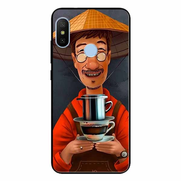 Ốp lưng in cho Xiaomi Redmi Note 5 Pro Cà Phê Phin