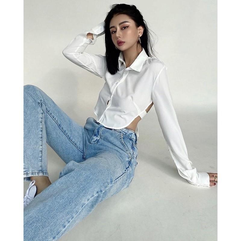 ÁO SƠMI TAY DÀI HỞ LƯNG