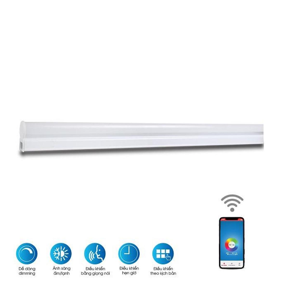 Bộ đèn LED tuýp điều khiển wifi 16W Rạng Đông BD LT04 N02 120/16W.WF