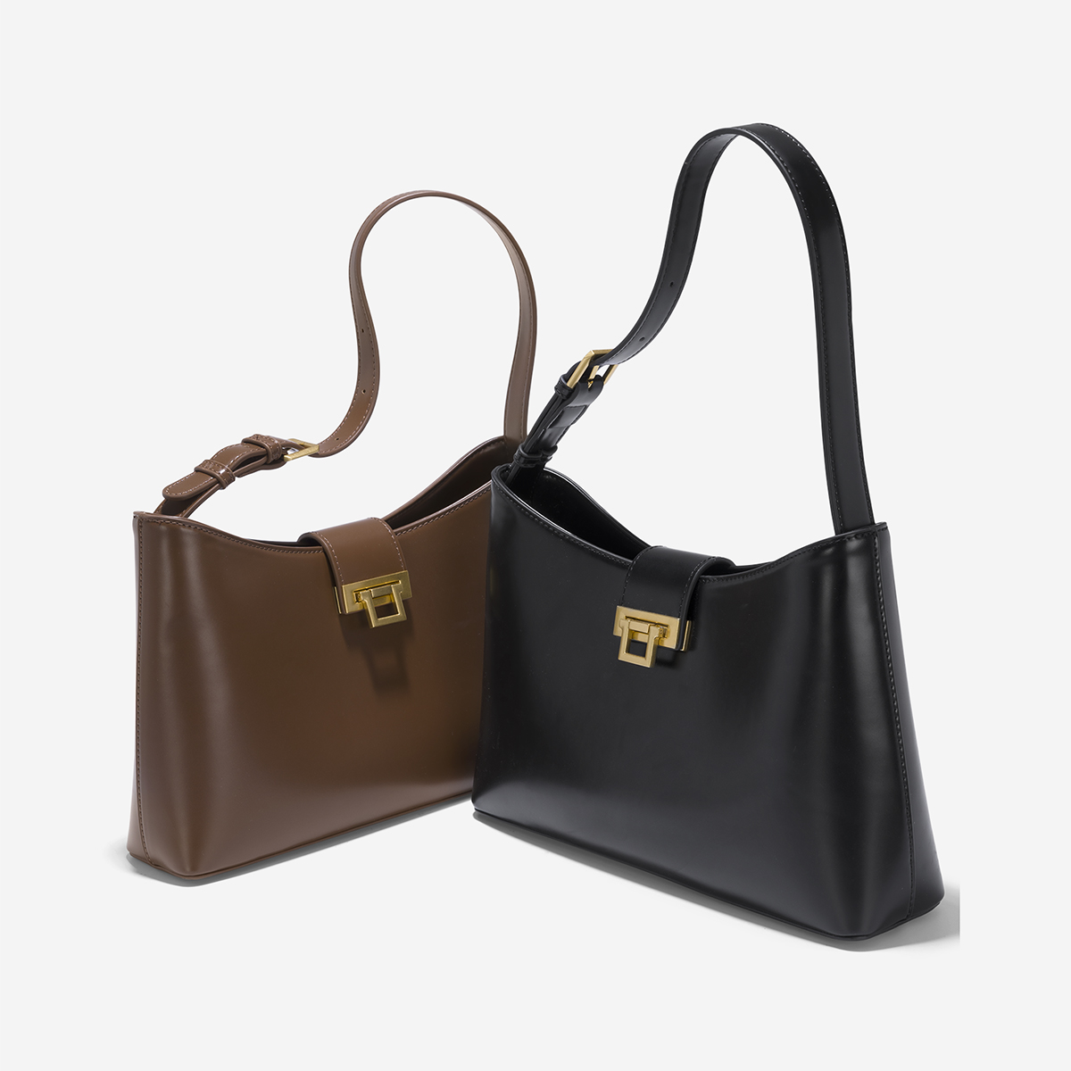 Túi Hobo Khóa Gập Kèm Túi Mini - TOT 0152