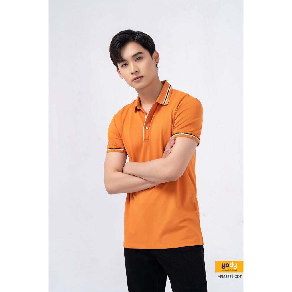 Áo Phông Polo Nam YODY Phối Bo Trẻ Trung Chất Liệu Coolmax Thoáng Mát - APM3681