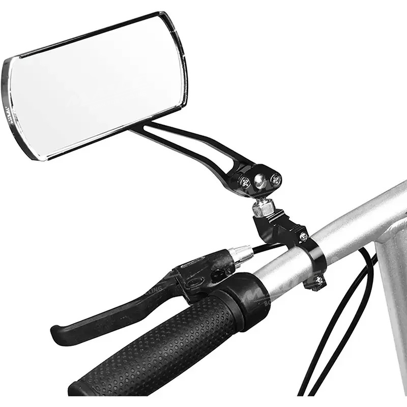 Gương Vuông Xe Đạp quan sát chiếu hậu xe đạp/ xe đạp điện 360 độ (2 chiếc/ bộ), chất liệu hợp kim nhôm (đã kèm theo pad chân gương lỗ 8mm) - Mai Lee