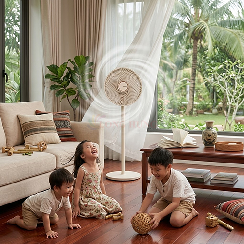 Quạt đứng Sharp PJ-CD114V-C - Hàng chính hãng