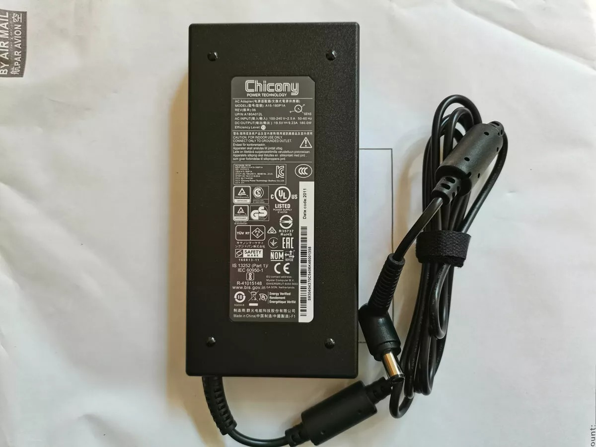 Sạc cho Laptop Gaming MSI GP63-8RD GP63-8RE Leopard 180W hàng nhập khẩu.