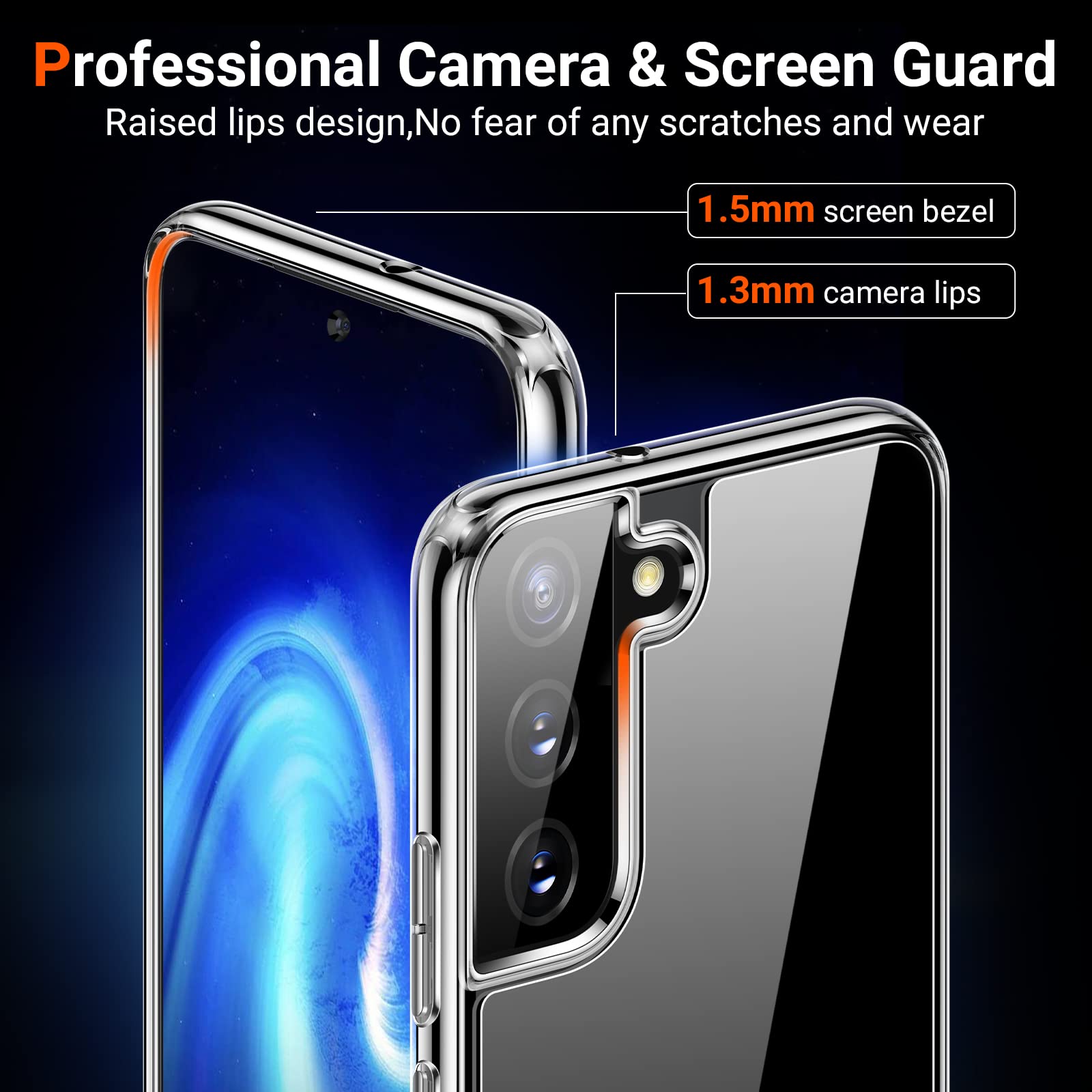 Hình ảnh Ốp lưng silicon dẻo mỏng 0.6mm cho Samsung Galaxy S22 hiệu Ultra Thin độ trong tuyệt đối- Hàng nhập khẩu