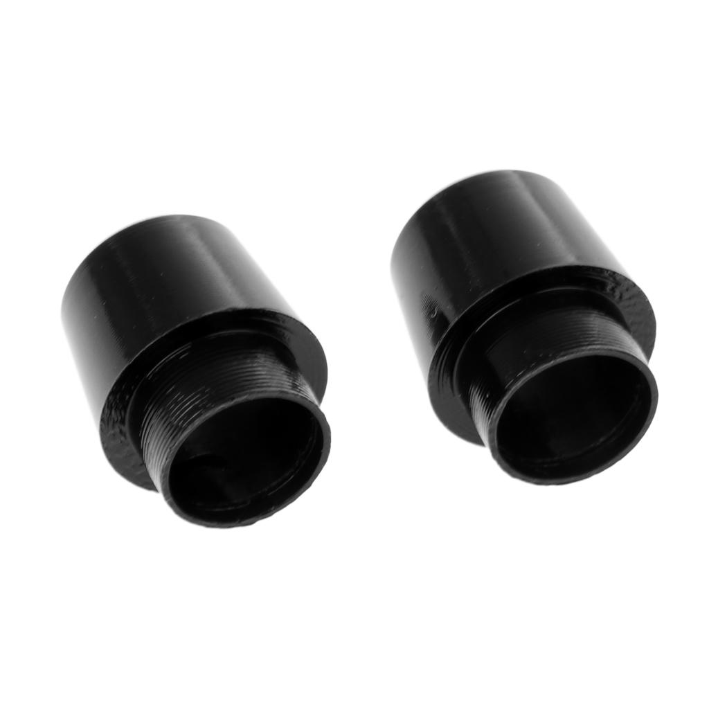 2pcs Plastic Golf Iron Ferrule For Taper Tip Iron Wedge Black