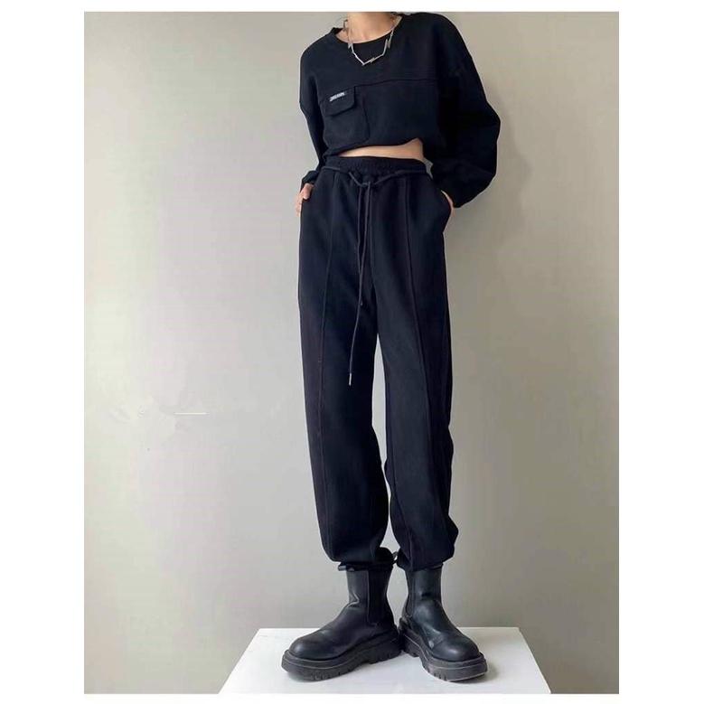 Quần nỉ rút dây