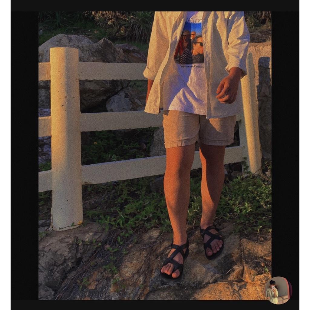 Sandal Nam Nữ JOURNEY Dây Kẹp Basic Unisex Chất Liệu Da Cao Cấp