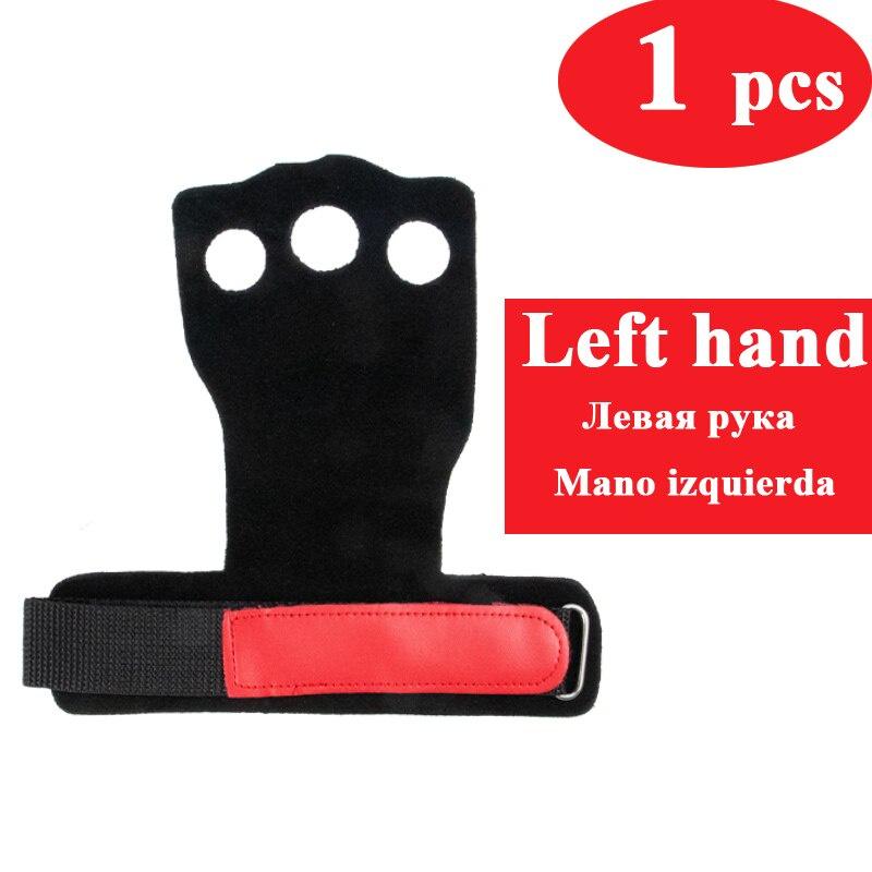 Leather Gymnastic Hand Grips Crossfit Weightlifting Workout Gym Gloves Palm Protection Wrist Wrap Fitness Training Hand Blisters