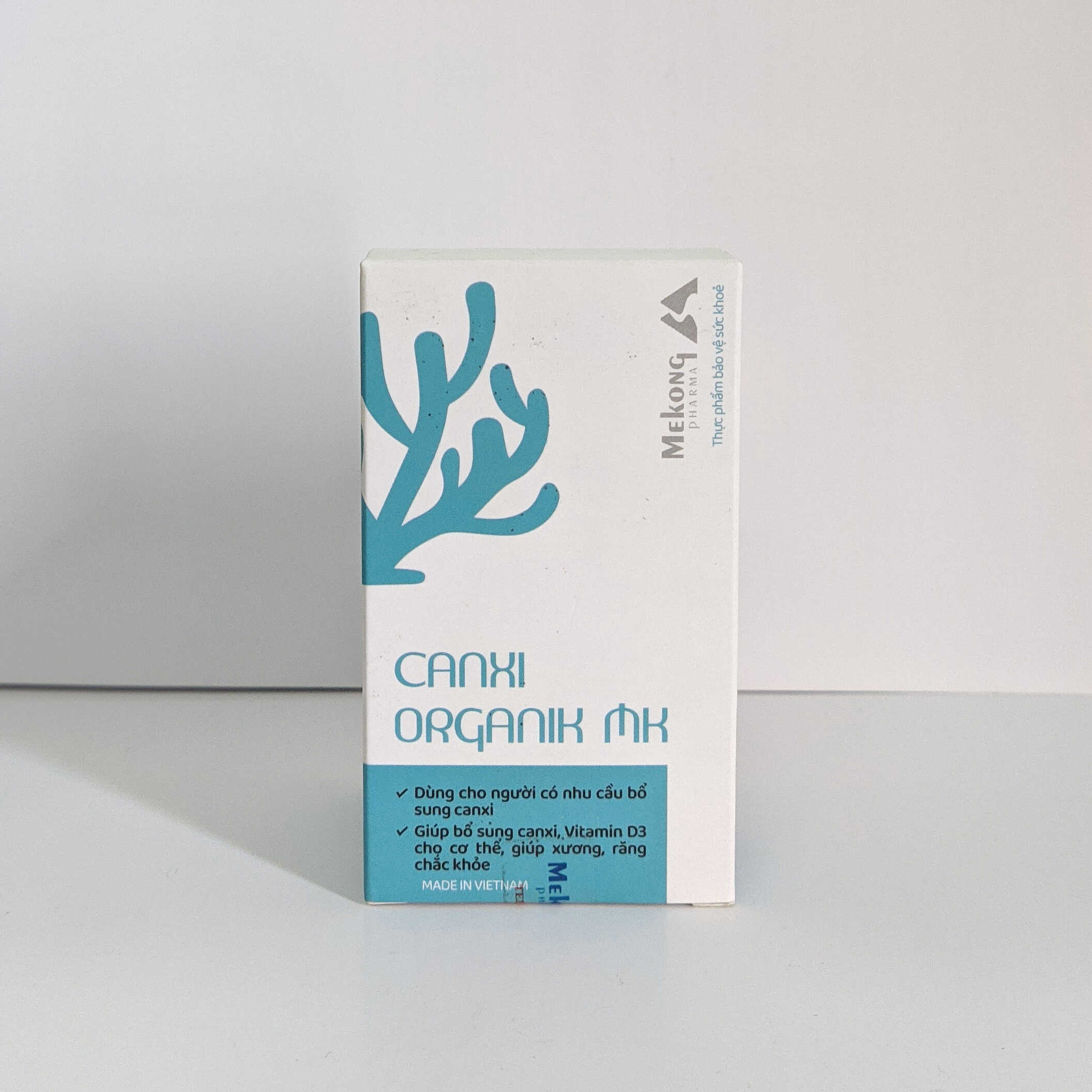 Canxi Oganik Mekong - Bổ sung canxi, hỗ trợ phát triển chiều cao, giảm nguy cơ loãng xương ở người lớn