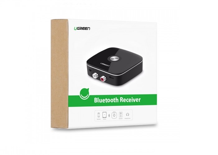 Thiết Bị Nhận Bluetooth 5.0 Music Receiver Ugreen UG-30445 (Dùng cho Loa+Amply) - Hàng Chính Hãng