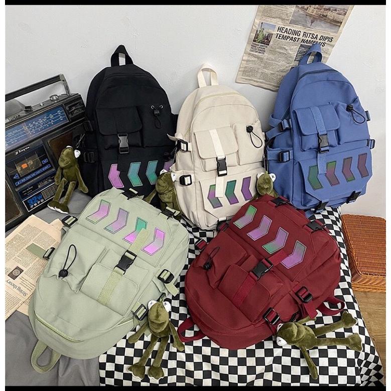 Balo Đi Học Thời Trang Unisex Phản Quang Cao Cấp