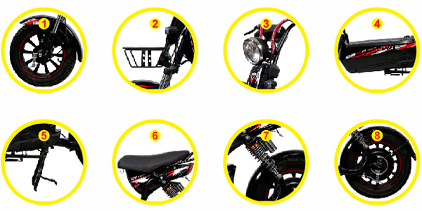 Chi tiết Xe máy điện JVC eco Maybach S600