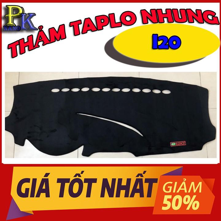 Thảm taplo chống nóng xe i20 - Nhung mịn 3 lớp - Đế cao su chống trượt - Giảm nóng chói hiệu quả