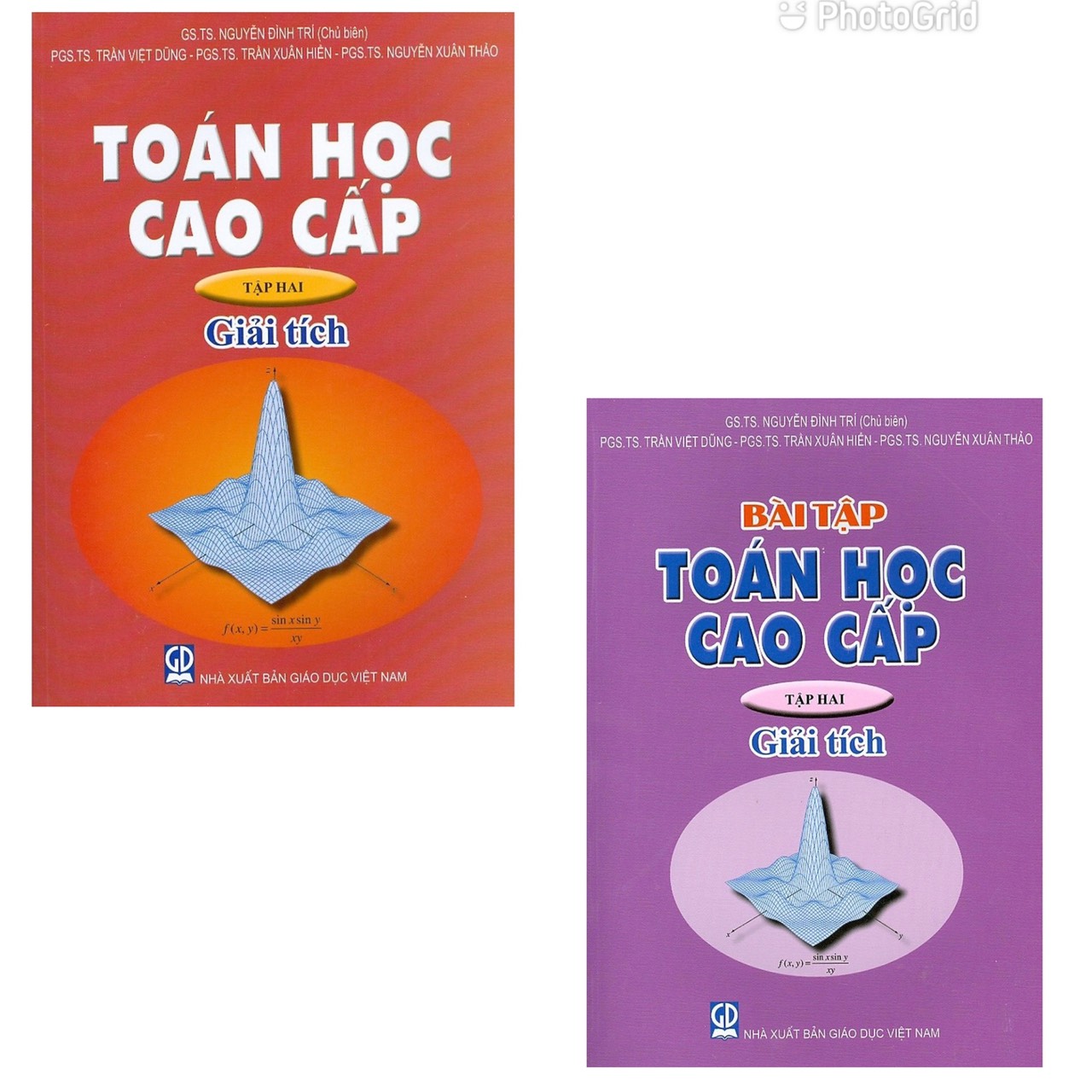 Combo Toán Học Cao Cấp Tập 2 + Bài Tập : Giải Tích