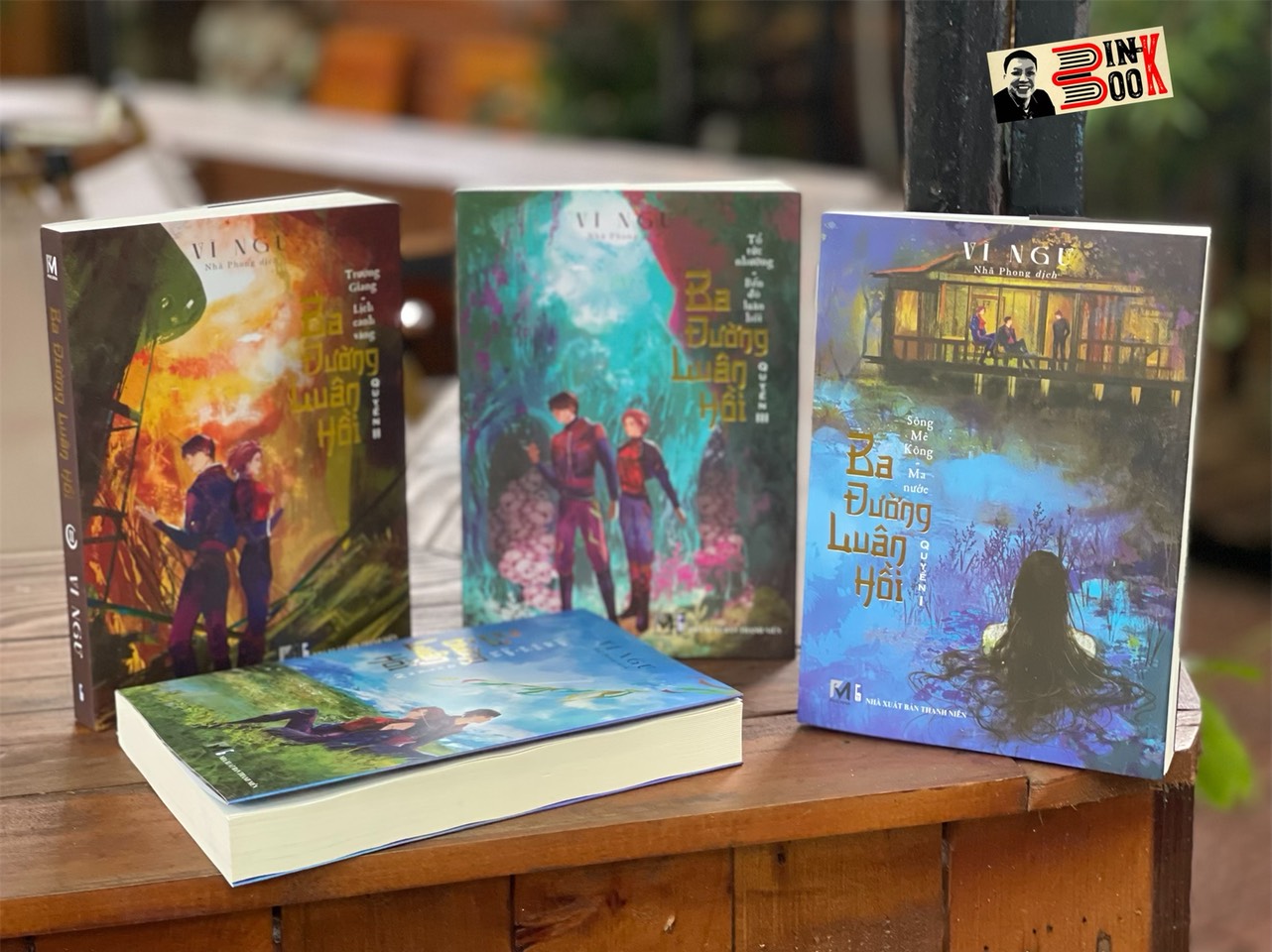 (Trọn bộ 4 quyển) – BA ĐƯỜNG LUÂN HỒI – Vĩ Ngư - Nhã Phong dịch – Phúc Minh Books (Bìa mềm)