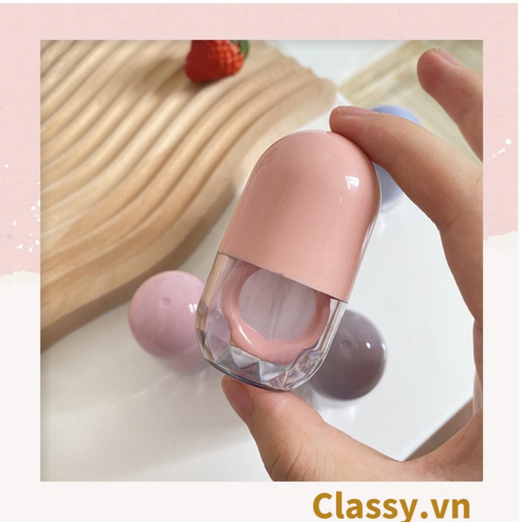 Khay đựng lens, kính áp tròng Classy đẹp hình trụ nhỏ gọn nhiều màu pastel PK1310