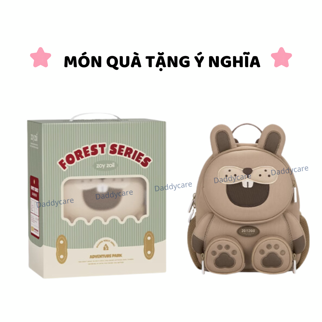 Balo cho bé mầm non chính hãng Zoyzoii Animal Series Safety Backpack