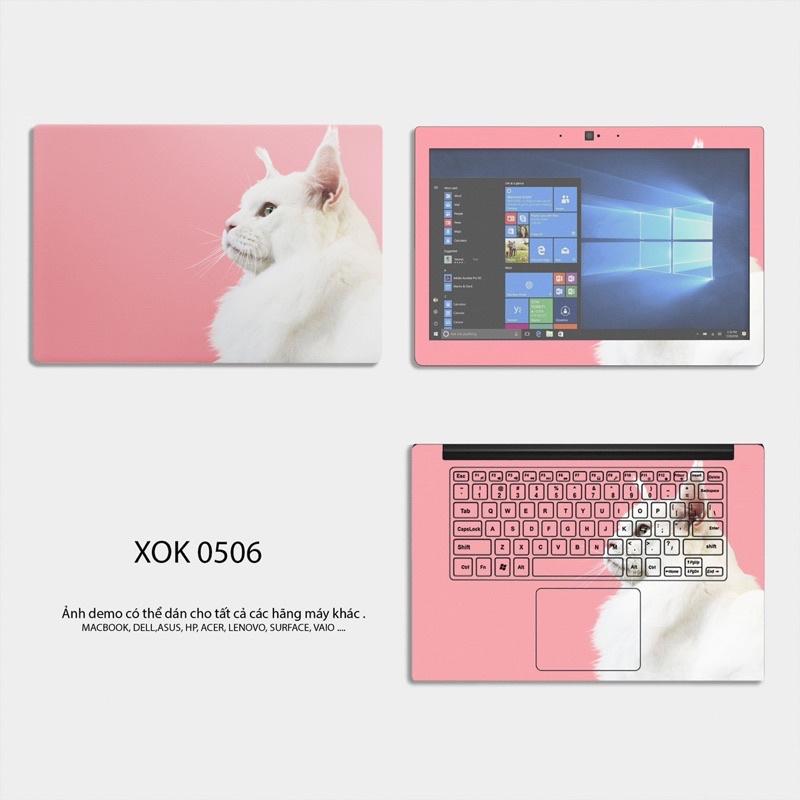 Skin Dán Laptop Mẫu Meow Đáng Yêu