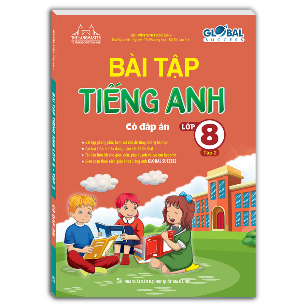 Sách - Bài tập tiếng anh lớp 8 tập 2 GLOBAL SUCCESS (có đáp án) ( MT )