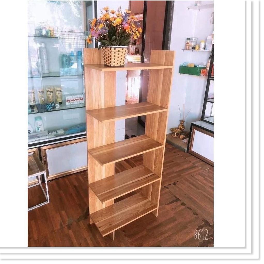 Kệ để đồ góc tường đa năng - kệ góc gỗ 5 tầng